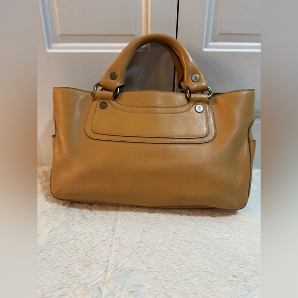Celine Handbags - CELINE Boogie Bag Vintage Leather Handbag in Camel Tan - Made in Italy - EUC